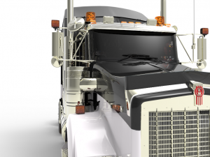 kenworth t800 aero cab 3D Model