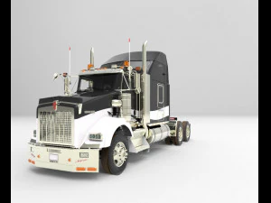 kenworth t800 aero cab 3D Model