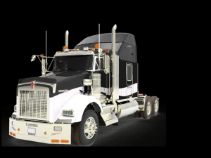 kenworth t800 aero cab 3D Model