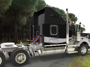 kenworth t800 aero cab 3D Model