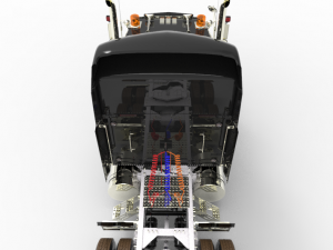 kenworth t800 aero cab 3D Model