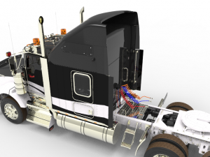 kenworth t800 aero cab 3D Model