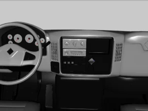 international durastar 4300 refrigerator truck 2007 3D Model