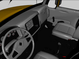 international durastar 4300 refrigerator truck 2007 3D Model