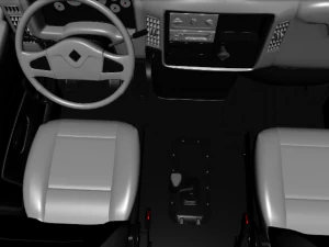international durastar 4300 refrigerator truck 2007 3D Model