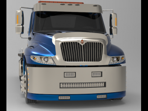 international durastar 4300 tow truck 2007 3D Модель
