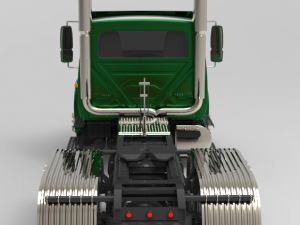 international durastar 4300 chassis truck 2007 3D Model