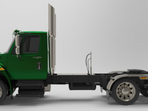 international durastar 4300 chassis truck 2007 3D Model