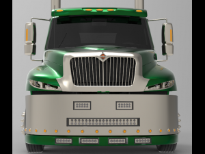 international durastar 4300 chassis truck 2007 3D Model