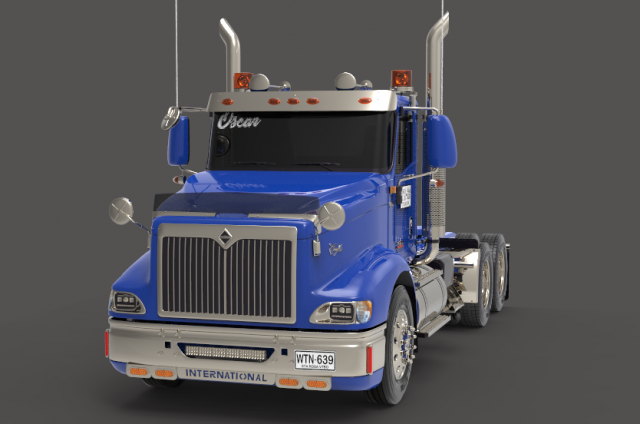 International eagle 9400 2007 Modelo 3D .c4d .max .obj .3ds .fbx .stl .blend 