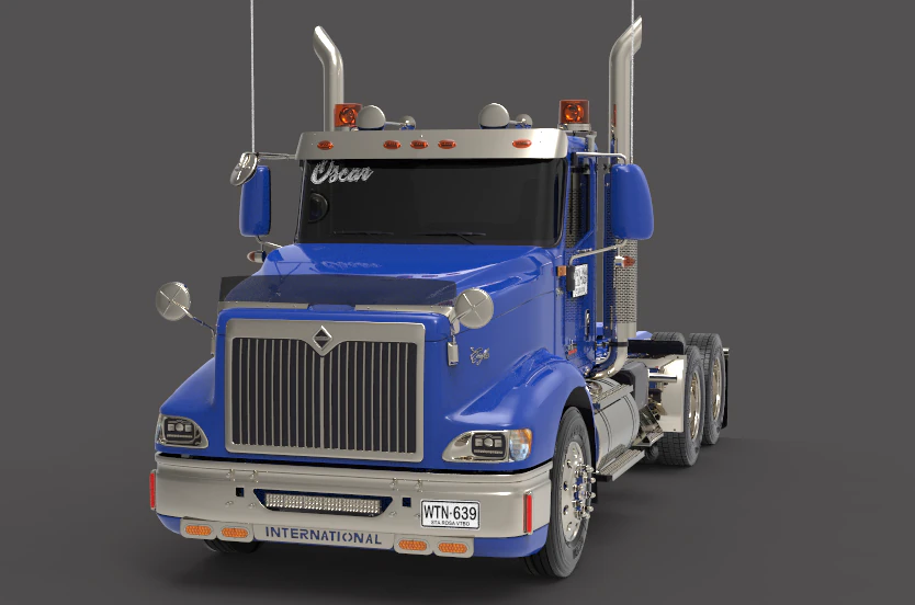 International eagle 9400 2007 3D Model .c4d .max .obj .3ds .fbx .stl .blend 