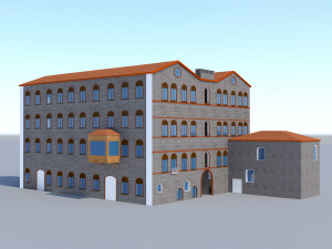 old historic building 3D 모델