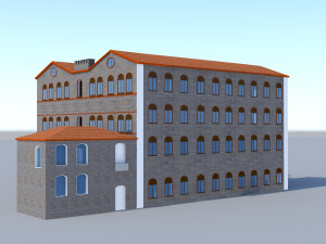 old historic building Model 3D