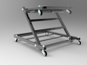 mechanical convertible creeper Modèle 3D