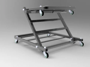 mechanical convertible creeper 3D Model