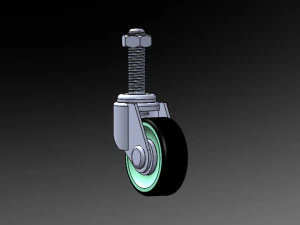 mechanical convertible creeper 3D Model