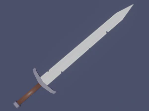 lowpoly sword 3D Model