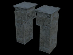 ancient egyptian templegate 3D Model