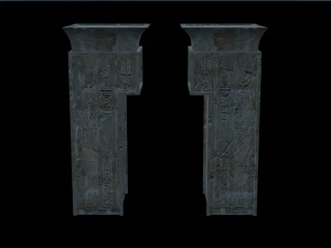 ancient egyptian templegate 3D Model