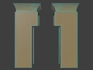 ancient egyptian templegate 3D Model