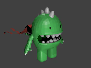 ragazzino drago Modello 3D