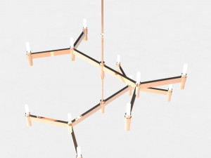 crossing-chandelier-ceiling light Modelo 3D