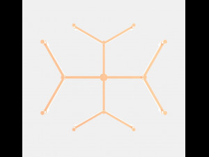 crossing-chandelier-ceiling light Modelo 3D