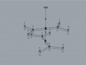 crossing-chandelier-ceiling light Modelo 3D