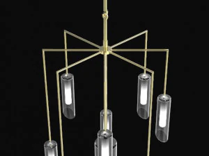 kroonluchter-spinnenwebvormig 3D Model