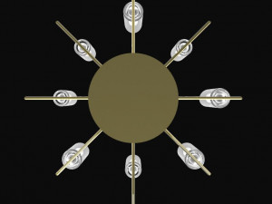 chandelier-spiderweb-shaped 3D Model