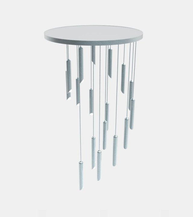 raindrop-chandelier-ceiling light Modèle 3D .c4d .max .obj .3ds .fbx .stl .blend 
