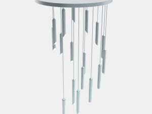 raindrop-chandelier-ceiling light Modelo 3D