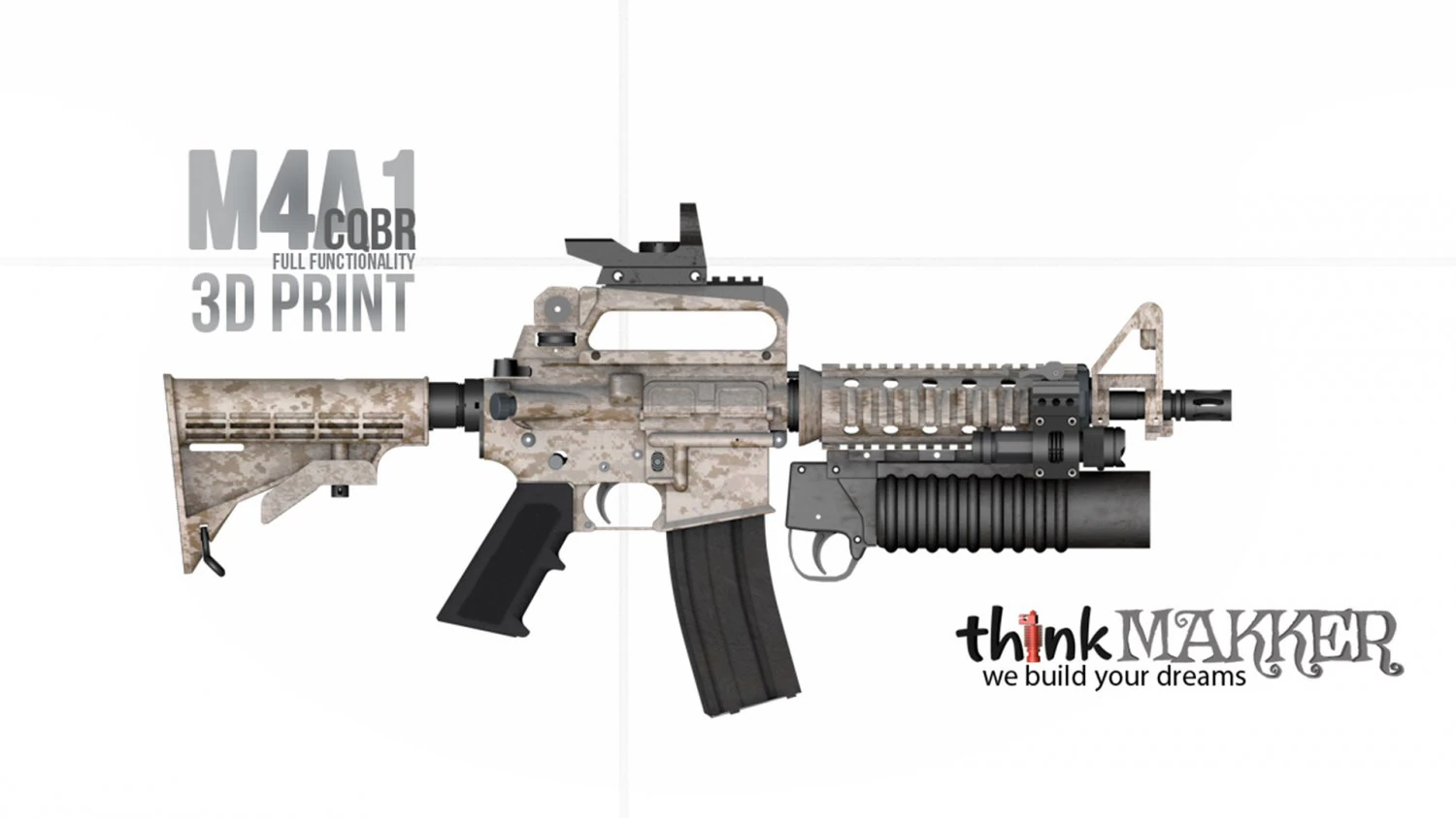 m4a1 3d print replica - display model 3d print model 3D Print Model .c4d .max .obj .3ds .fbx .stl .blend 