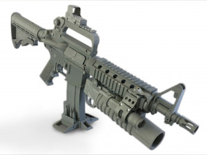m4a1 3d print replica - display model 3d print model 3D-Druckmodell