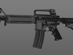 m4a1 3d print replica - display model 3d print model 3D-Druckmodell