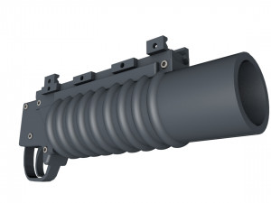 m203 grenade launcher 3d print model Model Cetak 3D