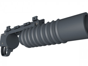 m203 grenade launcher 3d print model Model Cetak 3D