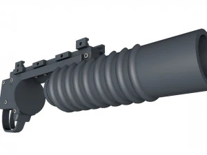 Model granatnika m203 do druku 3D Model do druku 3D