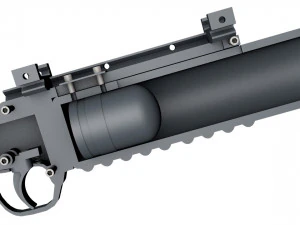 Model granatnika m203 do druku 3D Model do druku 3D