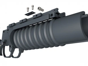 Model granatnika m203 do druku 3D Model do druku 3D