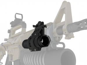 quick mount flashlight tactical 3d print model 3D Print Model