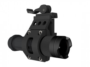 quick mount flashlight tactical 3d print model 3D Print Model