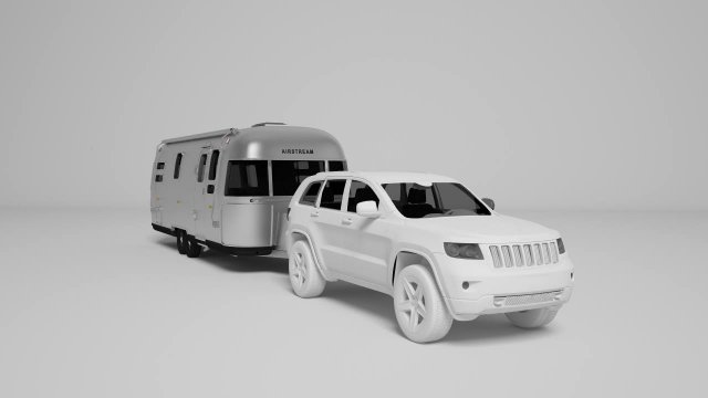 airstream trailer scale 1-18 3d print model 3D-printmodel .c4d .max .obj .3ds .fbx .stl .blend 