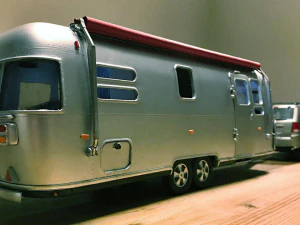 airstream trailer scale 1-18 3d print model 3D Print Model in