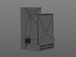 floating wall mount smith and wesson edition 3d print model 3D 打印模型