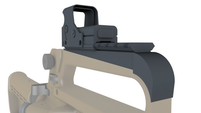 aimpoint and handle adapter 3d print model 3D प्रिंट मॉडल .c4d .max .obj .3ds .fbx .stl .blend 