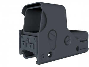 aimpoint and handle adapter 3d print model 3D प्रिंट मॉडल
