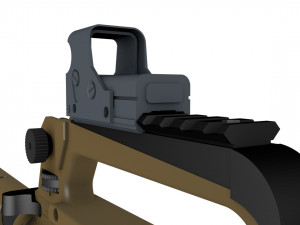 aimpoint and handle adapter 3d print model 3D प्रिंट मॉडल