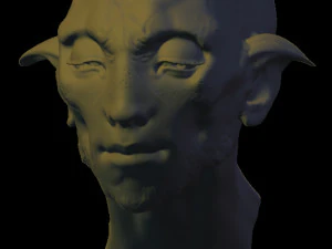 portrait fantastique Modèle 3D