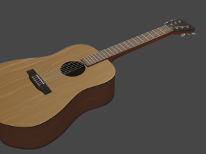 guitar 3D 모델